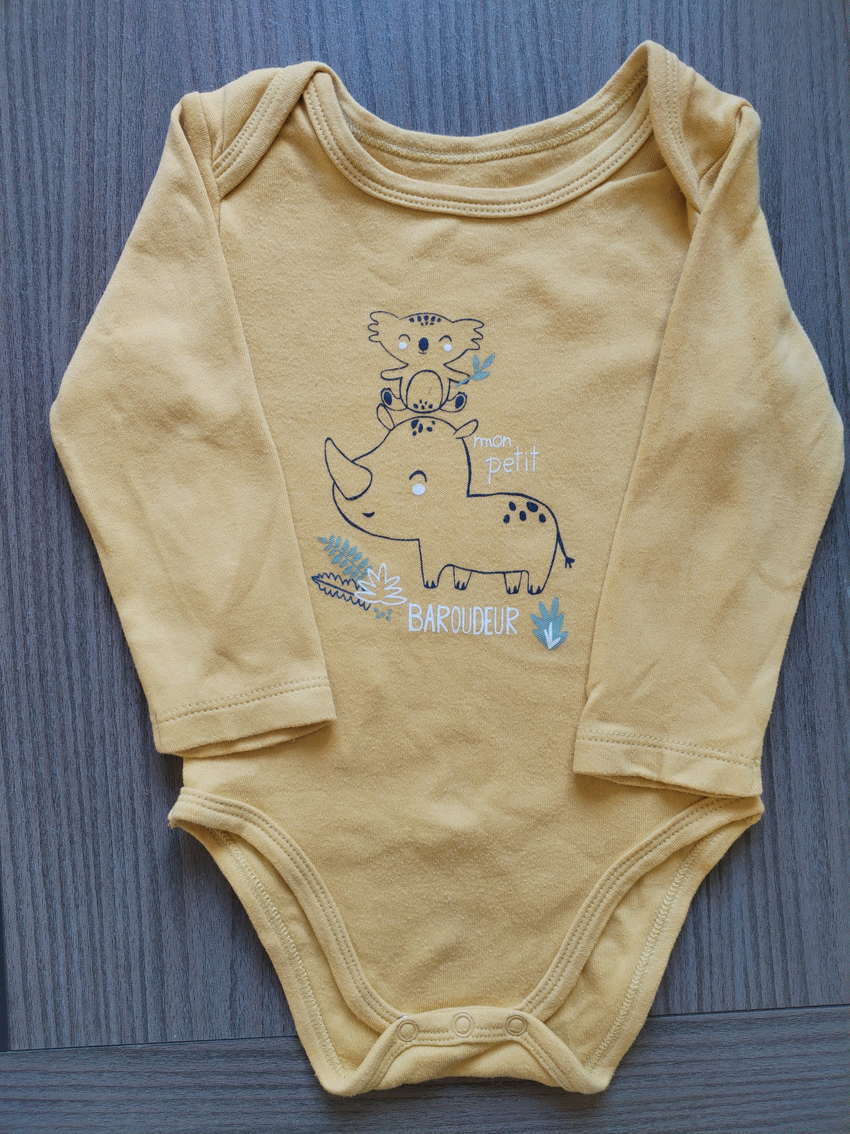 Lot body petit béguin 9mois